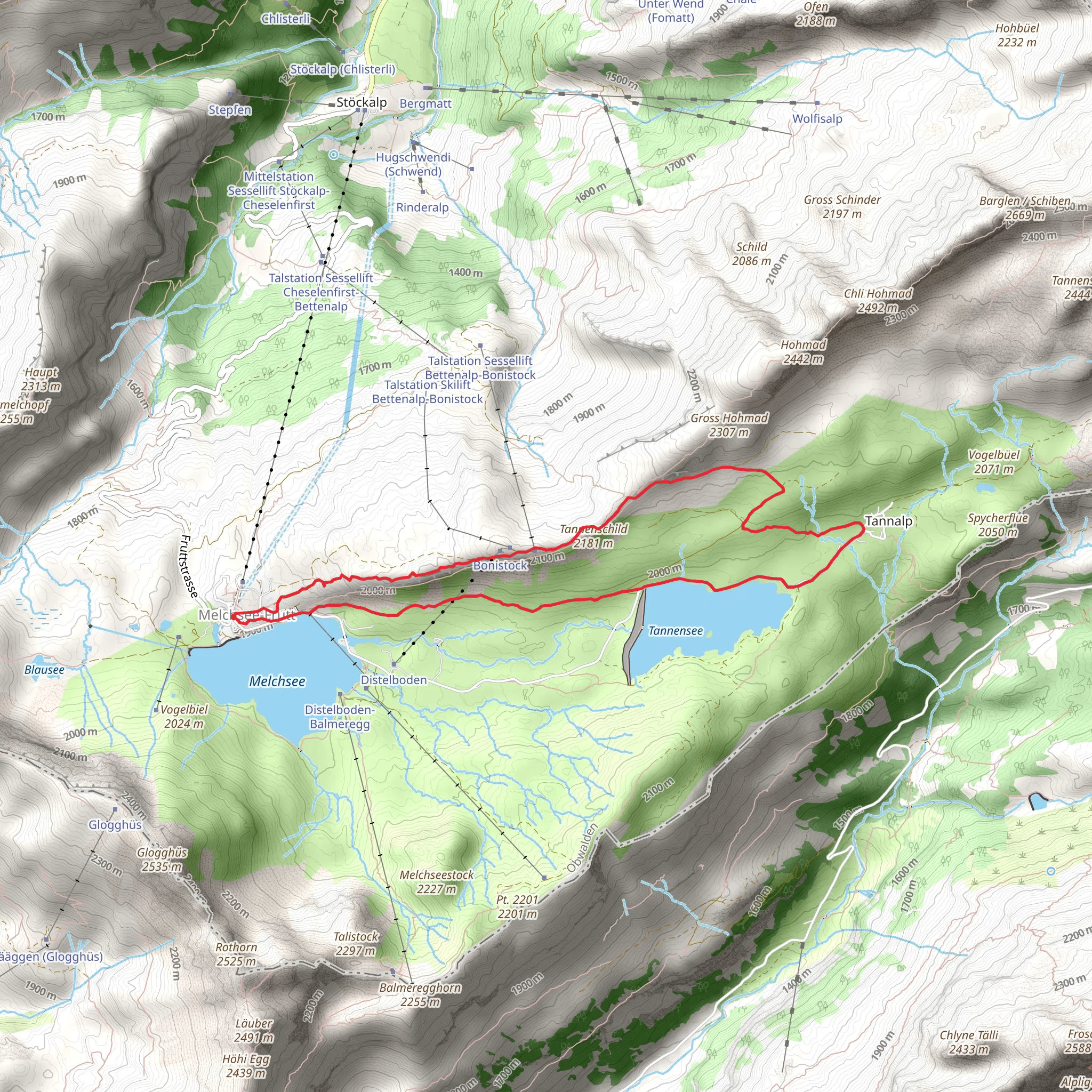 Bonistock Circular Tour mobile static map