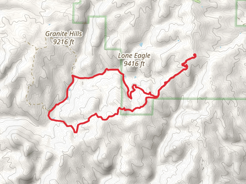 Rock Pond, Hay Creek and Four Mile Overlook Loop