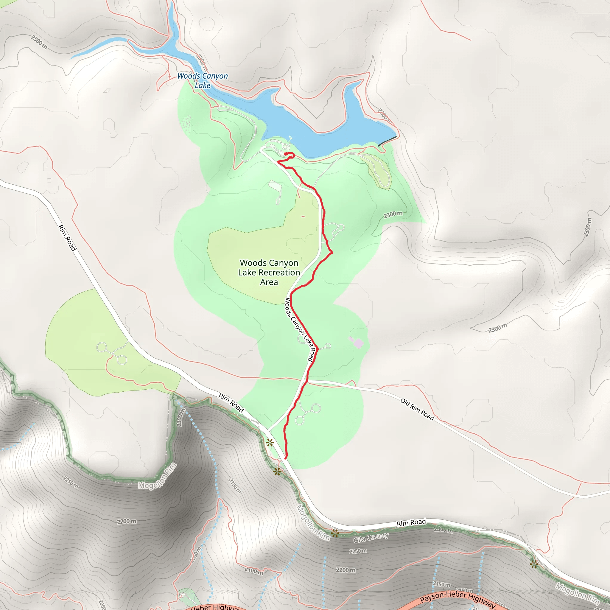 Meadow Trail mobile static map