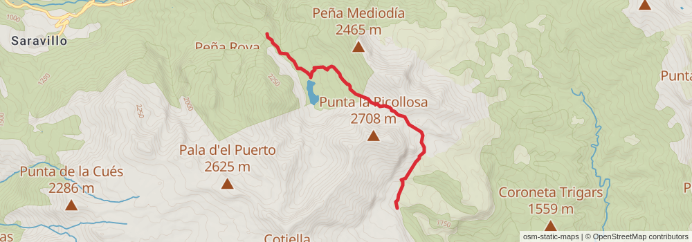 GR 15 - Subpyrenean Path stage 4 Map