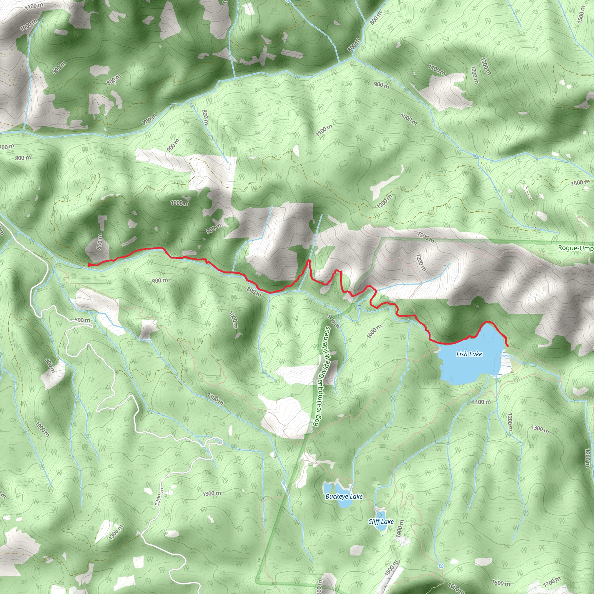 Fish Lake mobile static map