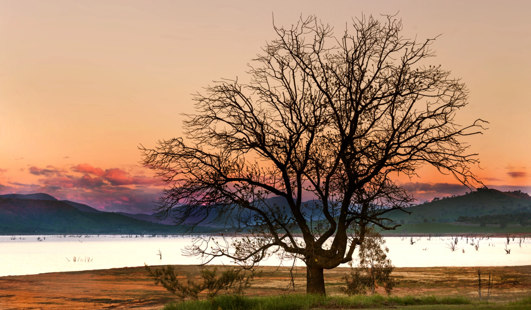 An image depicting the trail Tallangatta to Old Tallangatta Stroll Trail and its surrounding area.