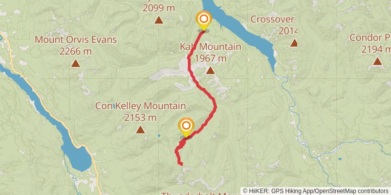 Conner Creek Trail stage 3 Map