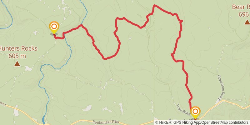 Allegheny Front Trail stage 4 Map