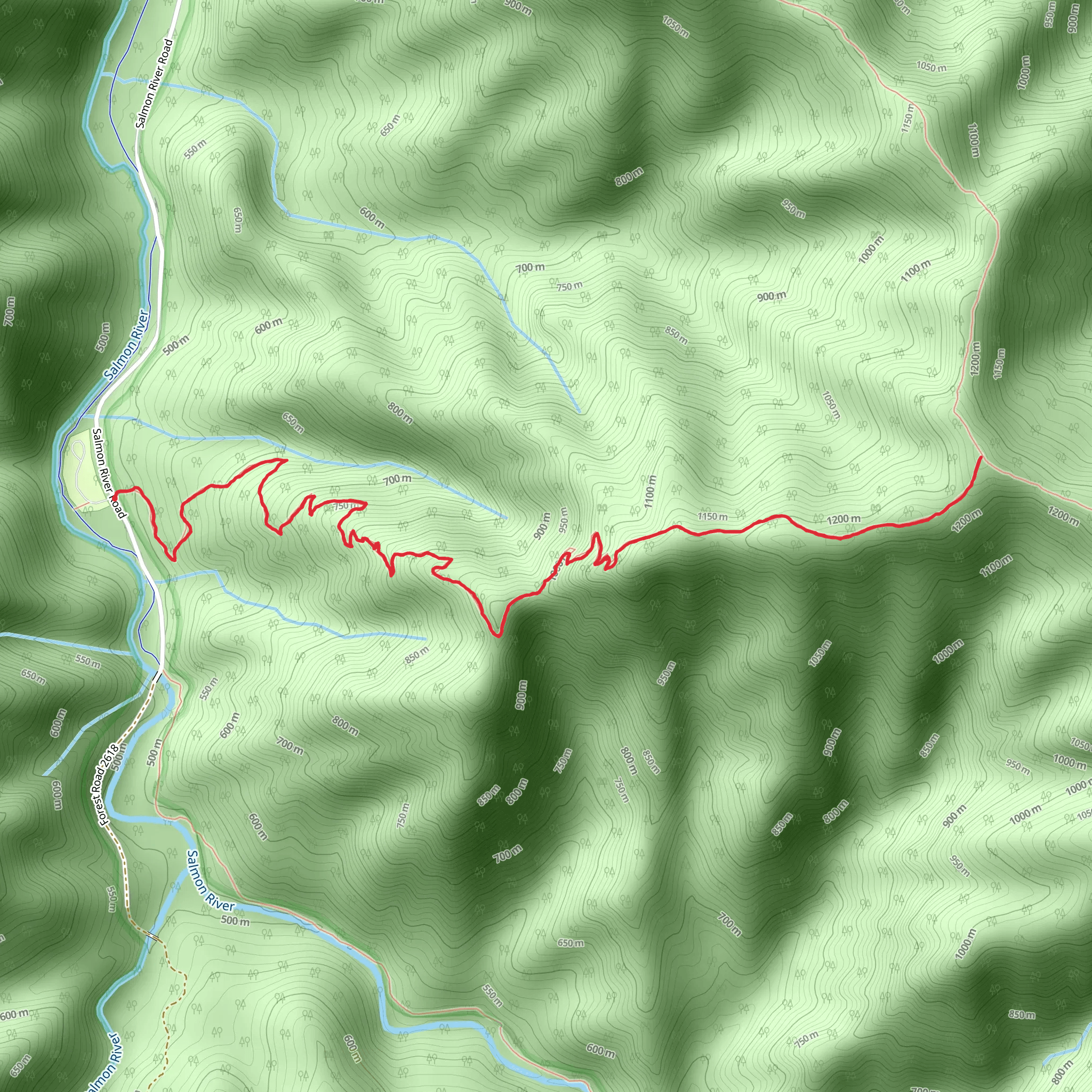 Green Canyon Way Trail mobile static map