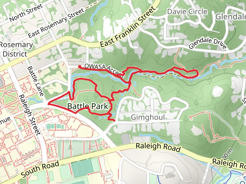 Solitary Hill, Deer Track and Sourwood Loop Trail