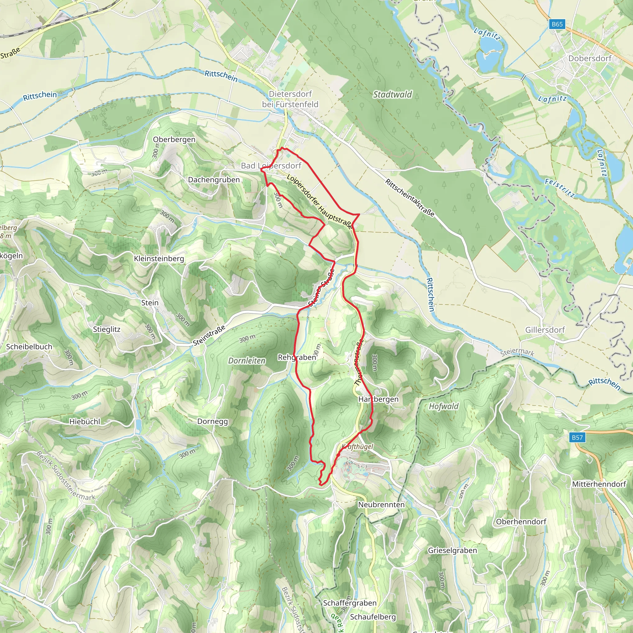 Meilensteinweg Loop mobile static map