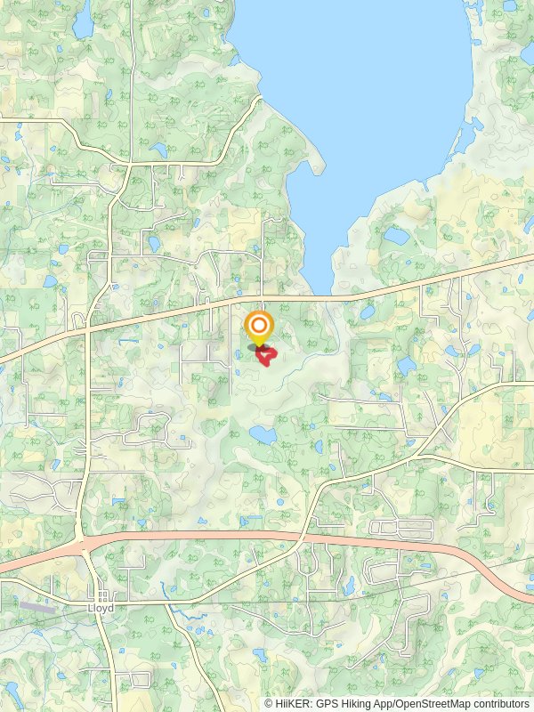 Weedon Loop Trail mobile static map