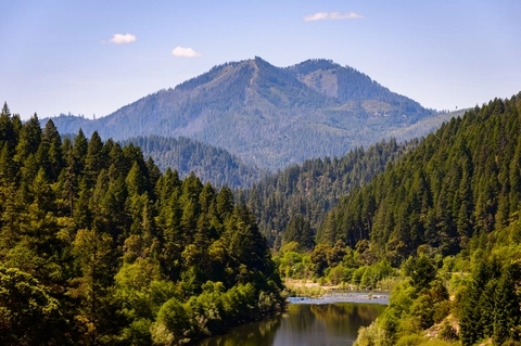 An image depicting the trail Little Elk Pass via Red Rock Creek Trail and its surrounding area.