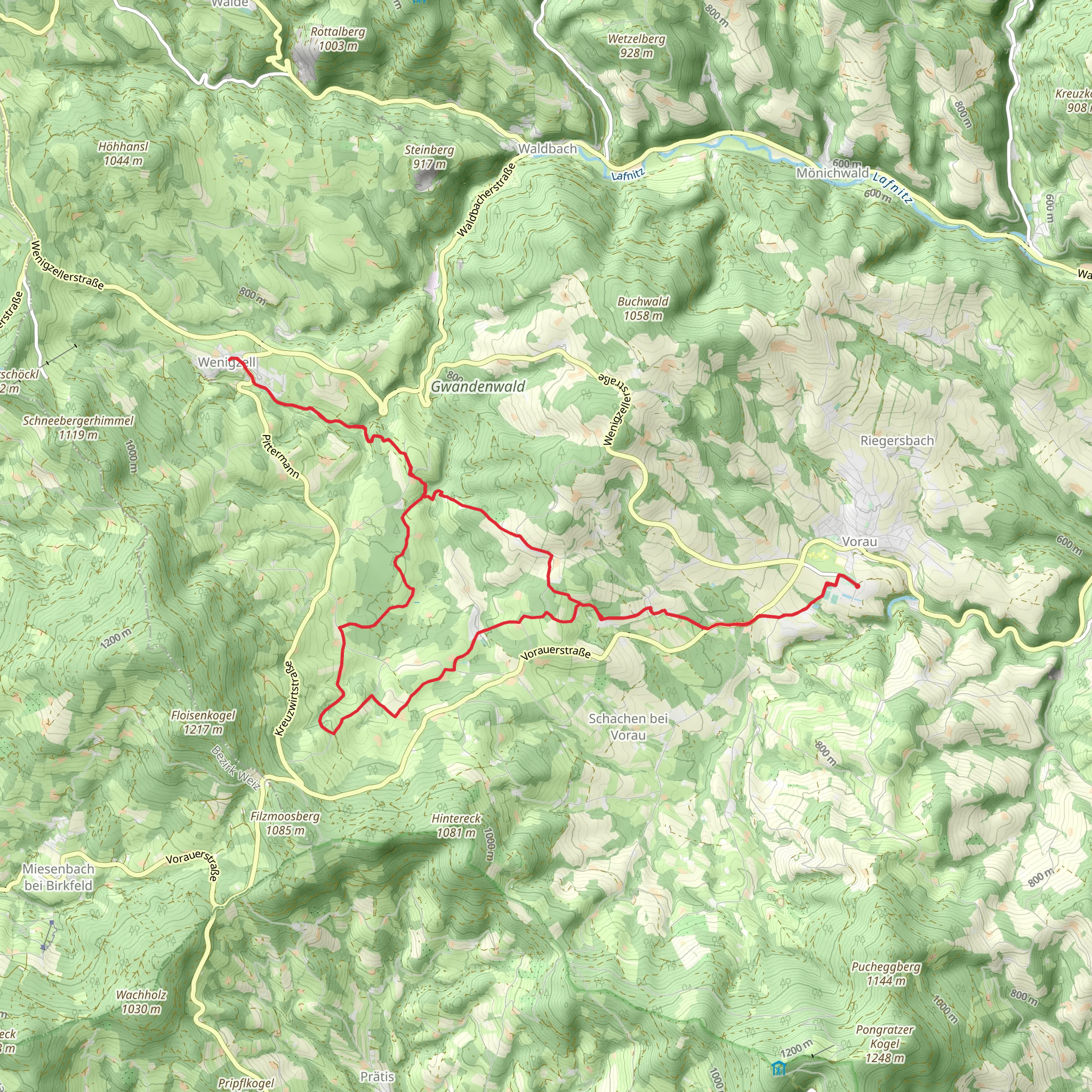 Barbara Sicharter Way mobile static map