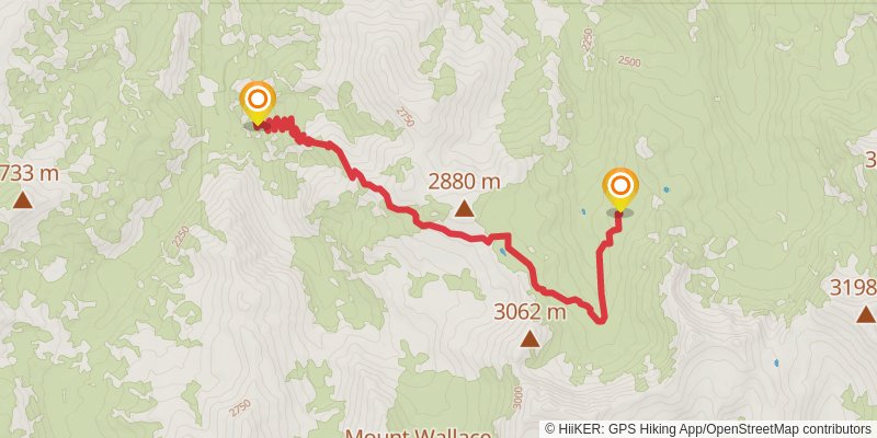 Lambert Creek Trail stage 2 Map