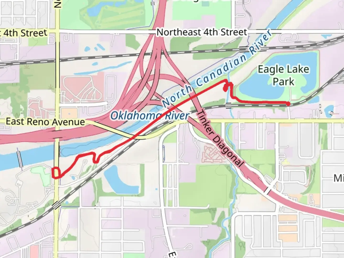 An image depicting the trail Eagle Lake Trail and its surrounding area.
