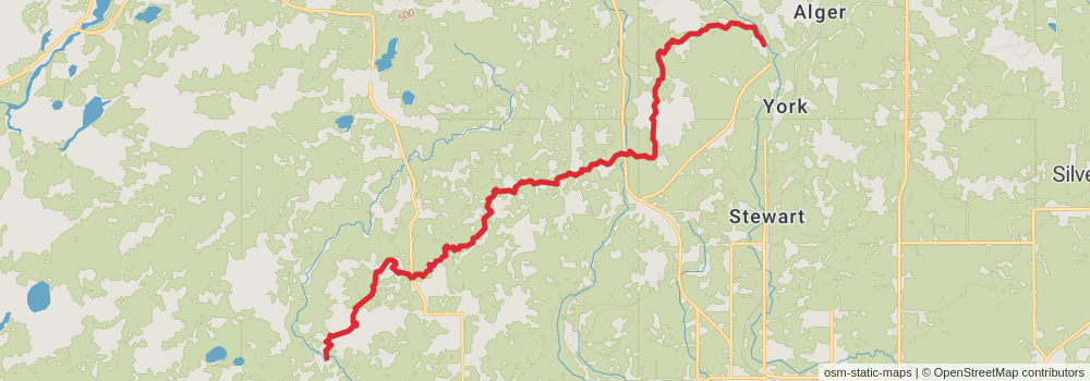 American Perimeter Trail - North Country Primary stage 146 Map