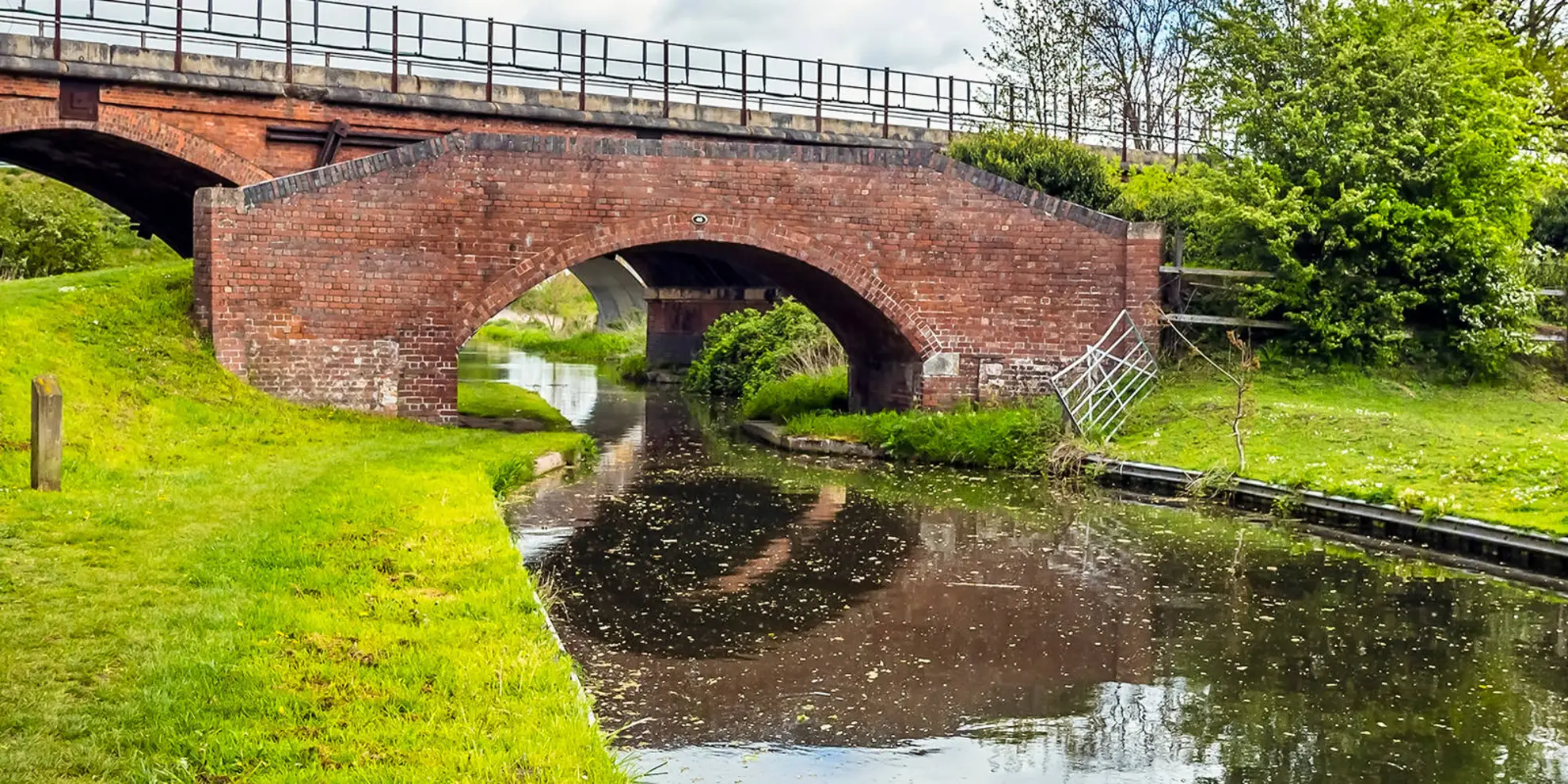 An image depicting the trail Chesterfield Canal and Anston Brook from Kiveton and its surrounding area.
