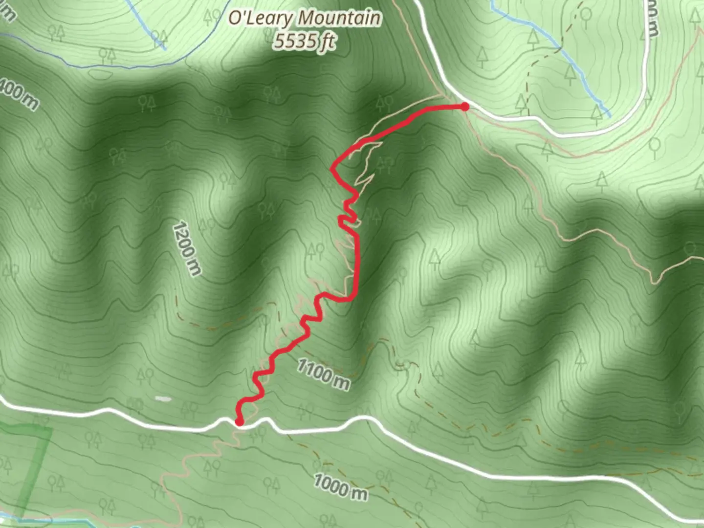 An image depicting the trail Saddle Trail and its surrounding area.