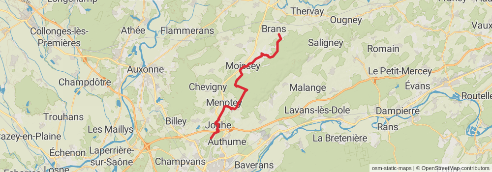 Camino Strasbourg-Saint Jean Pied de Port via Le Puy stage 20 Map