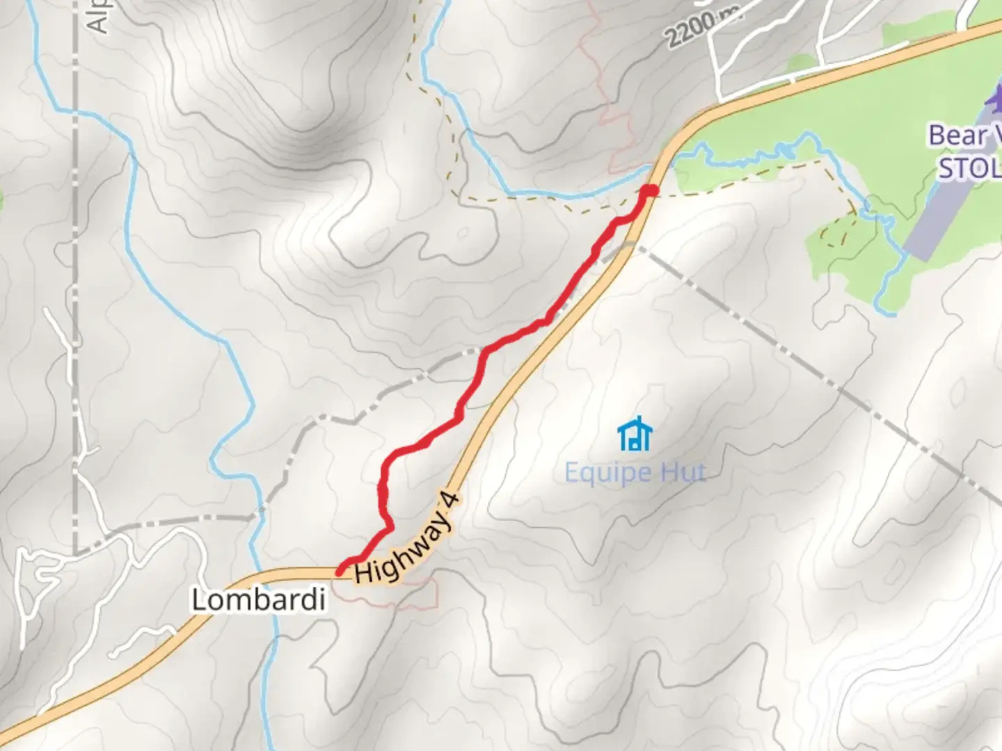 An image depicting the trail Upper Tamarack Trail and its surrounding area.
