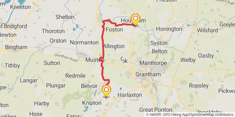 Viking Way stage 9 Map