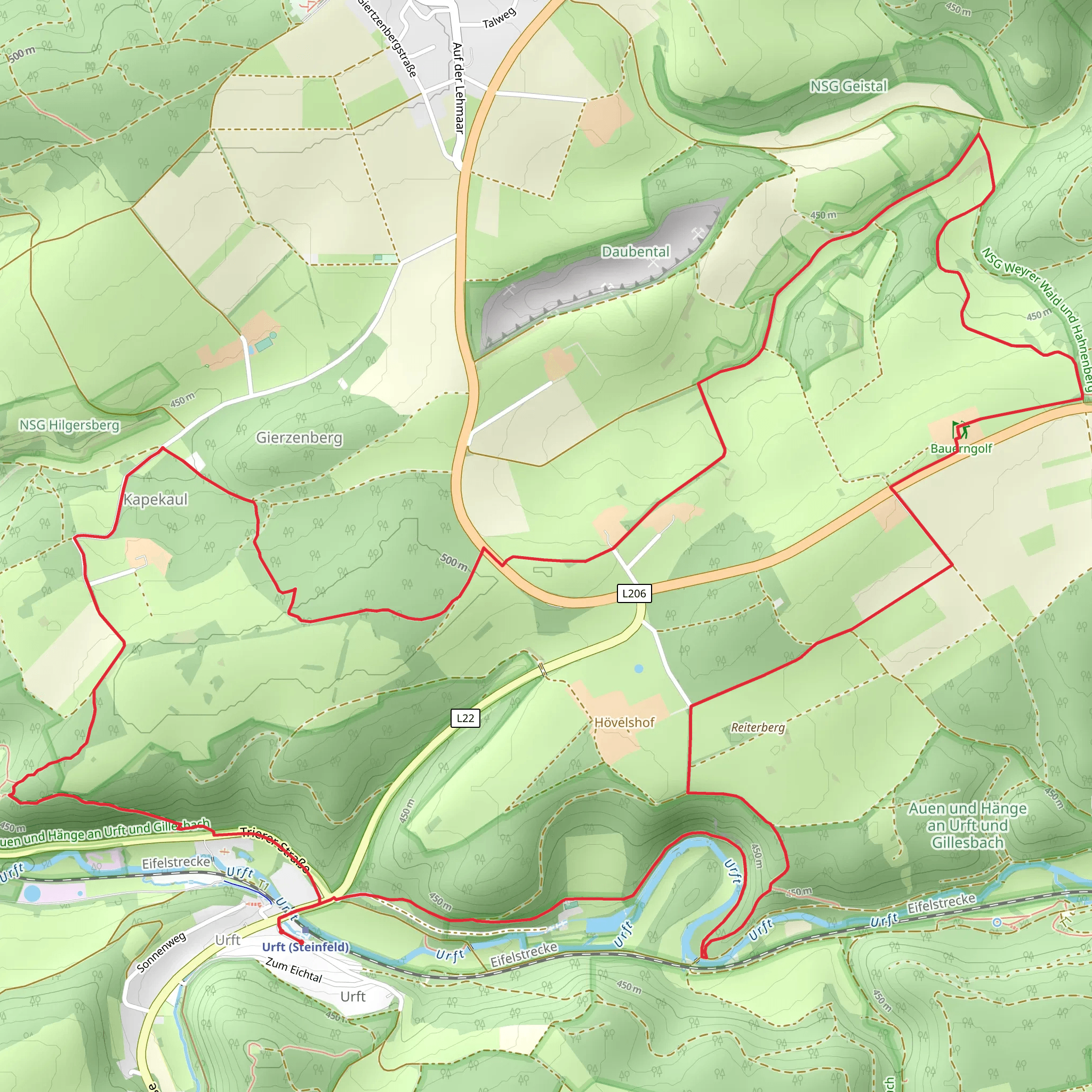 Kall 10 and EifelSchleife Zur Zeit der Roemer mobile static map