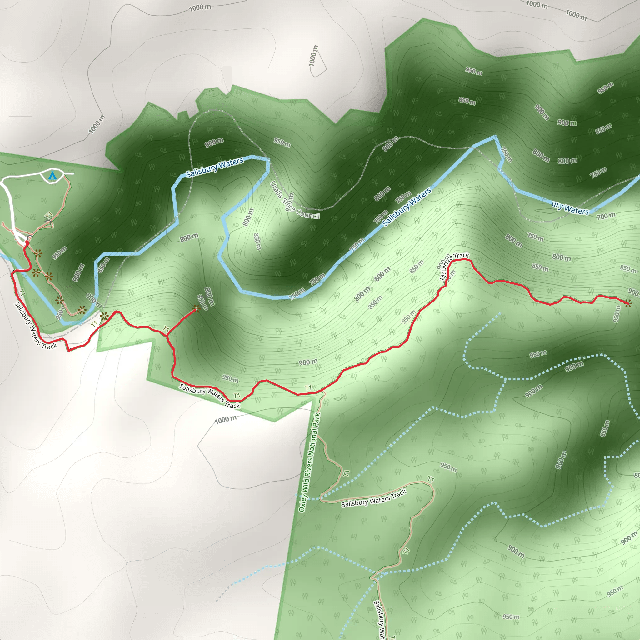 McDirtys Track mobile static map