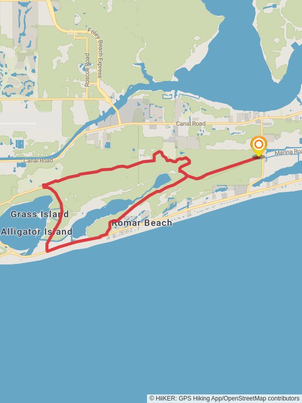 Catman, Gulf Oak Ridge and Rosemary Dunes Loop Trail