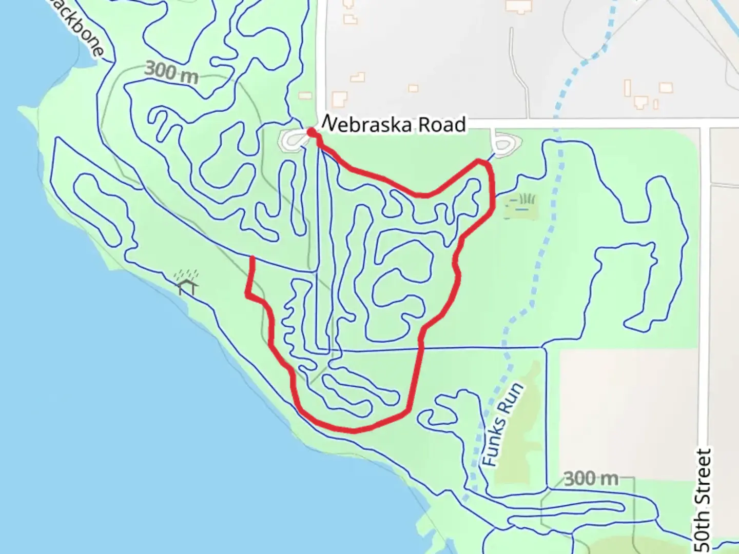 An image depicting the trail Lehigh Portland Trails East and its surrounding area.
