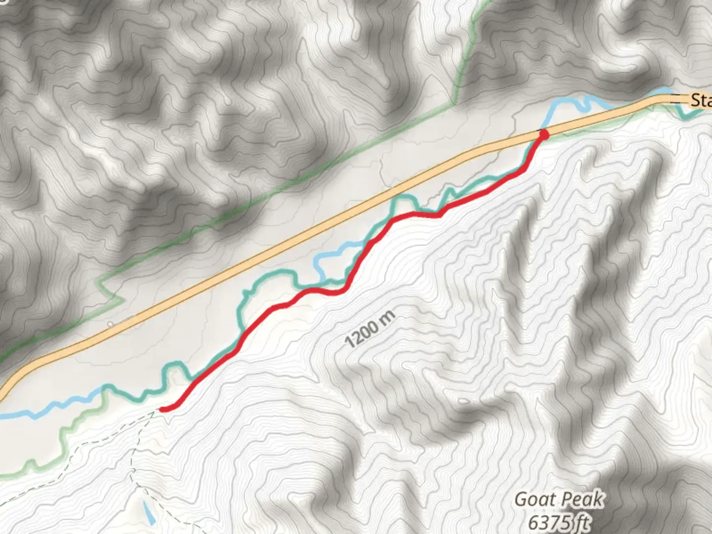 An image depicting the trail Pleasant Valley Trail and its surrounding area.