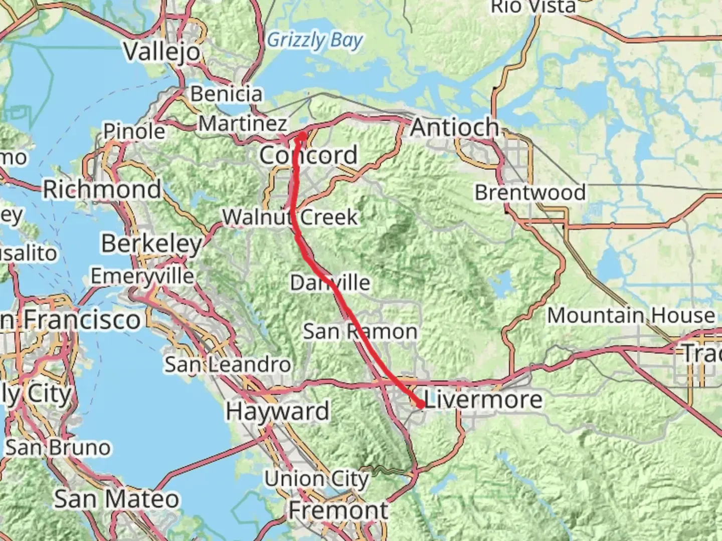 An image depicting the trail Iron Horse Trail and its surrounding area.