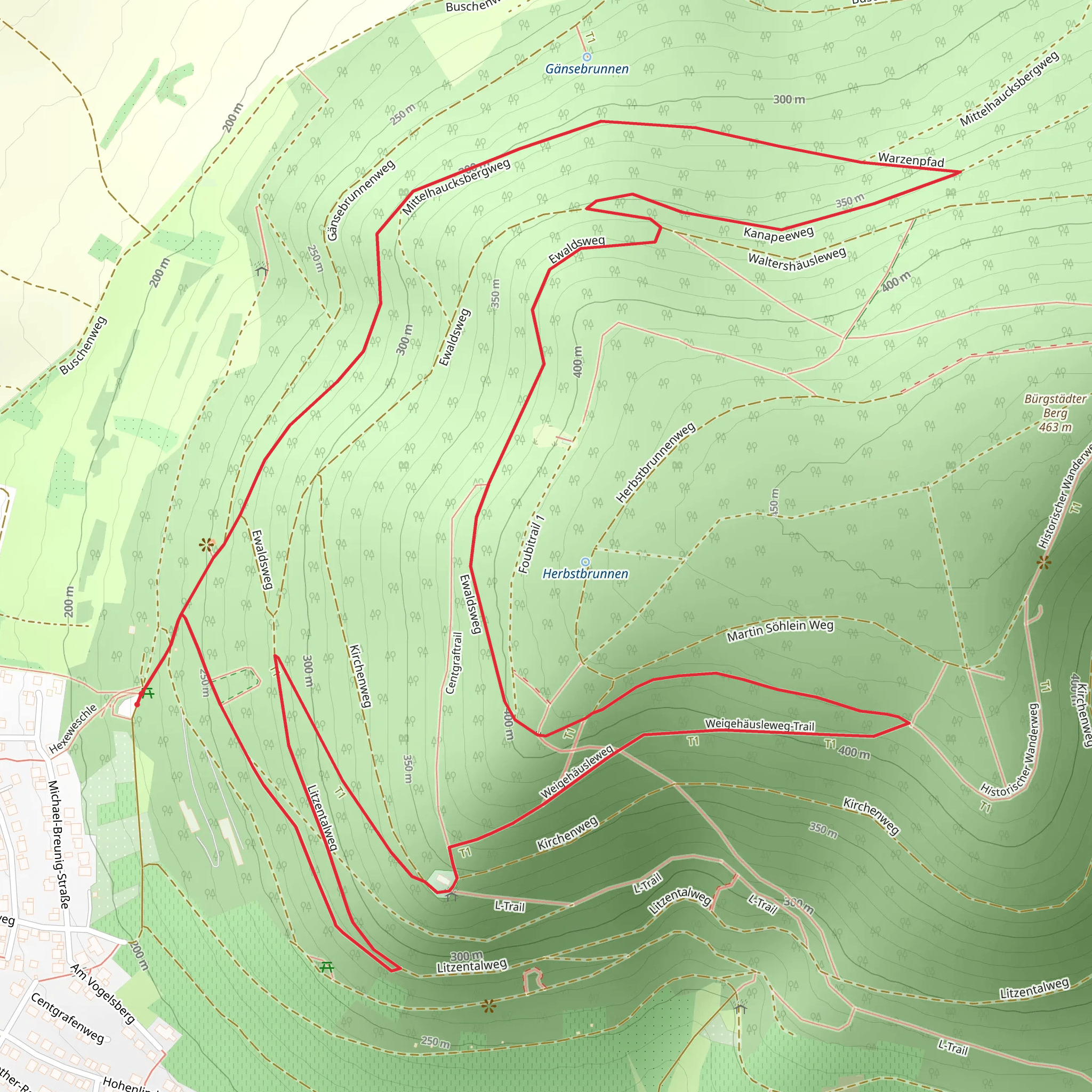 Buergstadt mobile static map