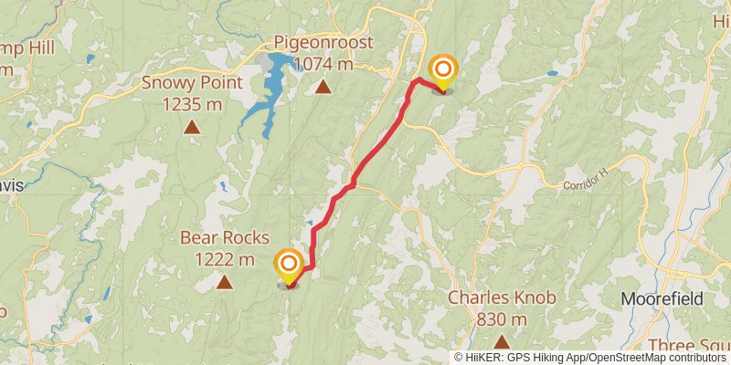 American Discovery Trail North Route stage 29 Map