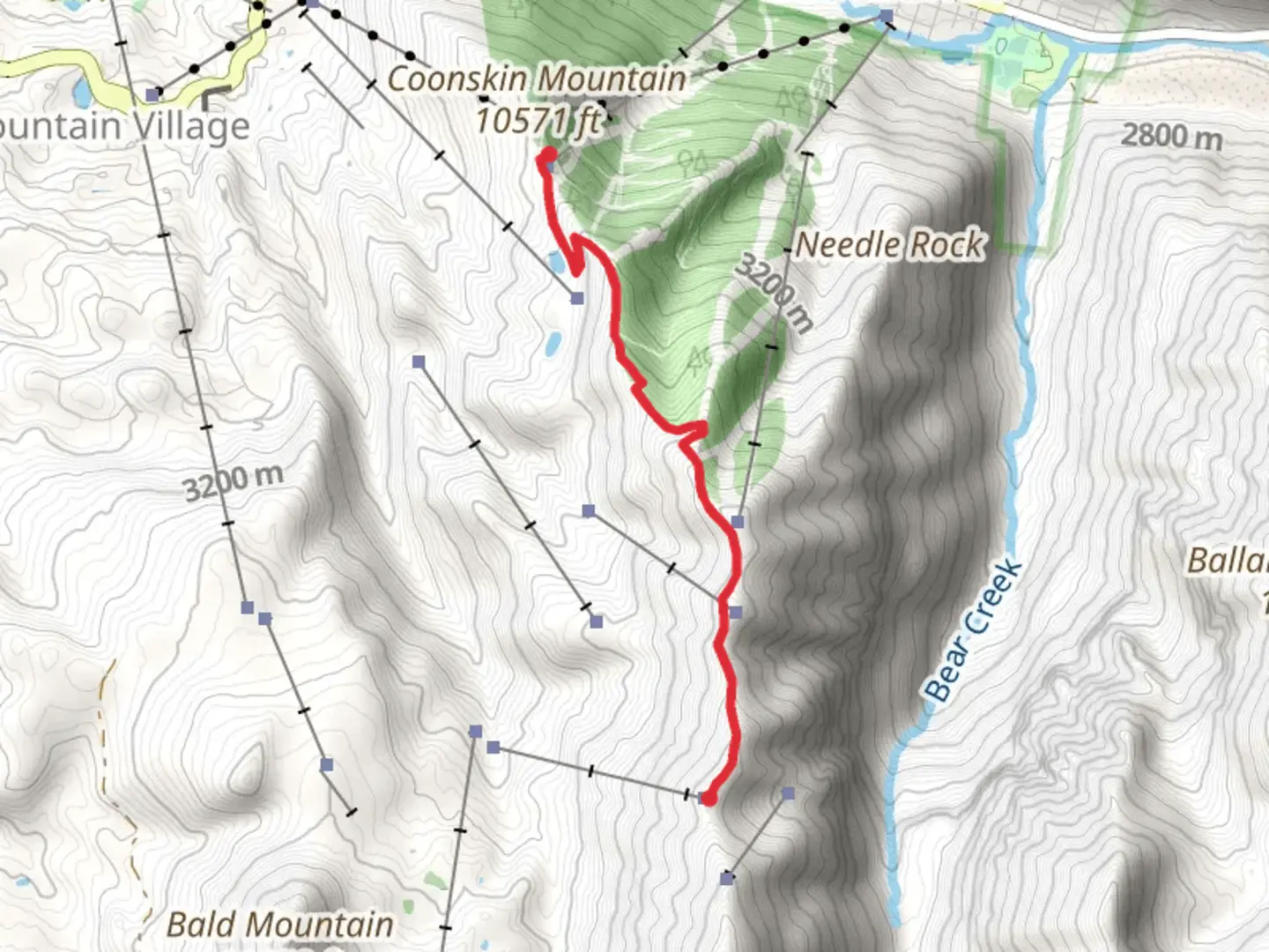 An image depicting the trail See Forever and its surrounding area.