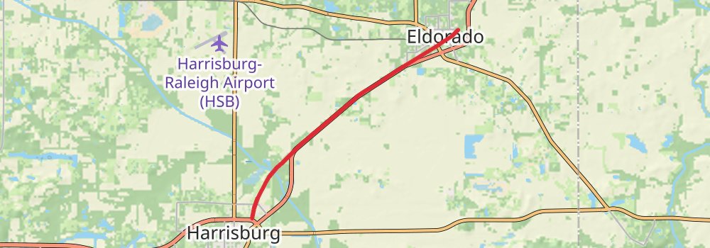 Tunnel Hill State Trail stage 5 Map