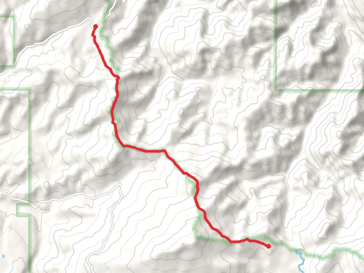 An image depicting the trail Boundary Trail and its surrounding area.