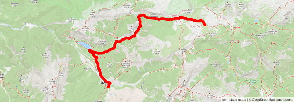 Northern Alpine Trail stage 9 Map