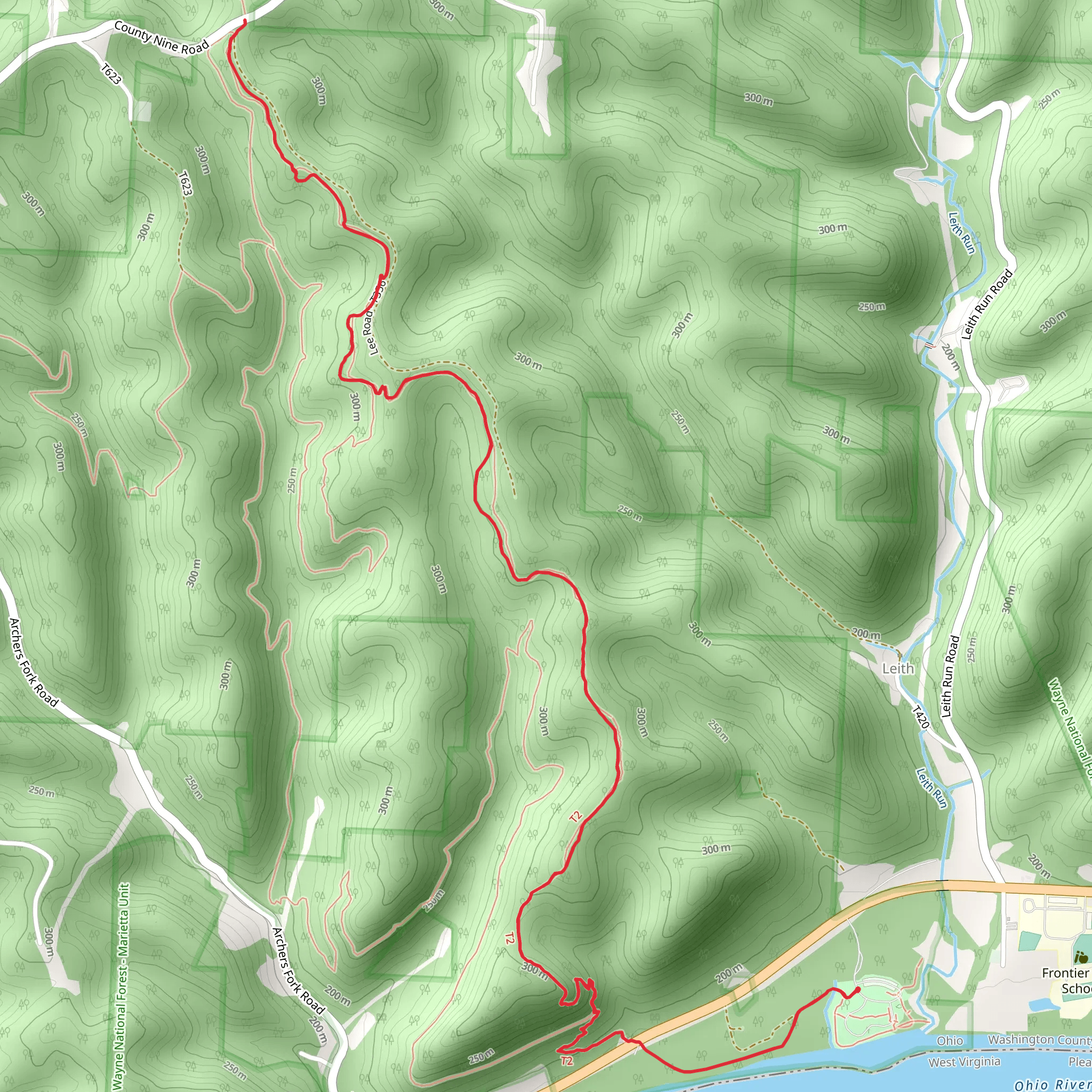Scenic River Trail mobile static map