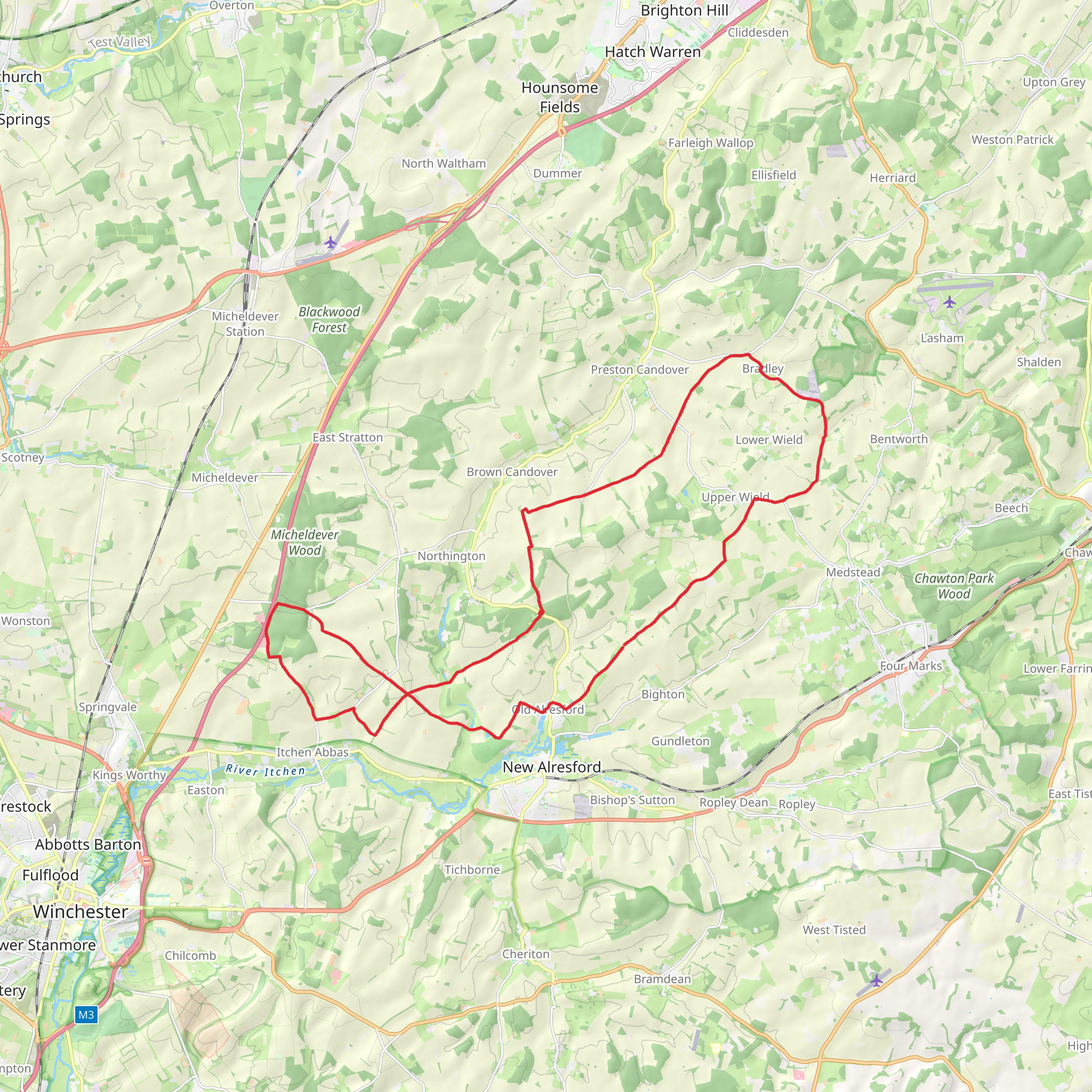 Oxdrove Way mobile static map