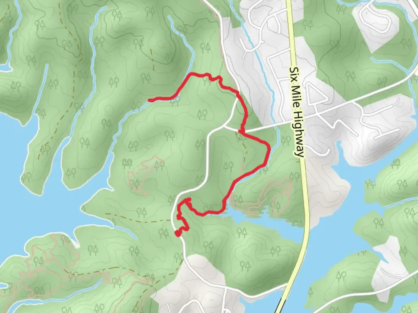 An image depicting the trail R C Edwards Trail and its surrounding area.
