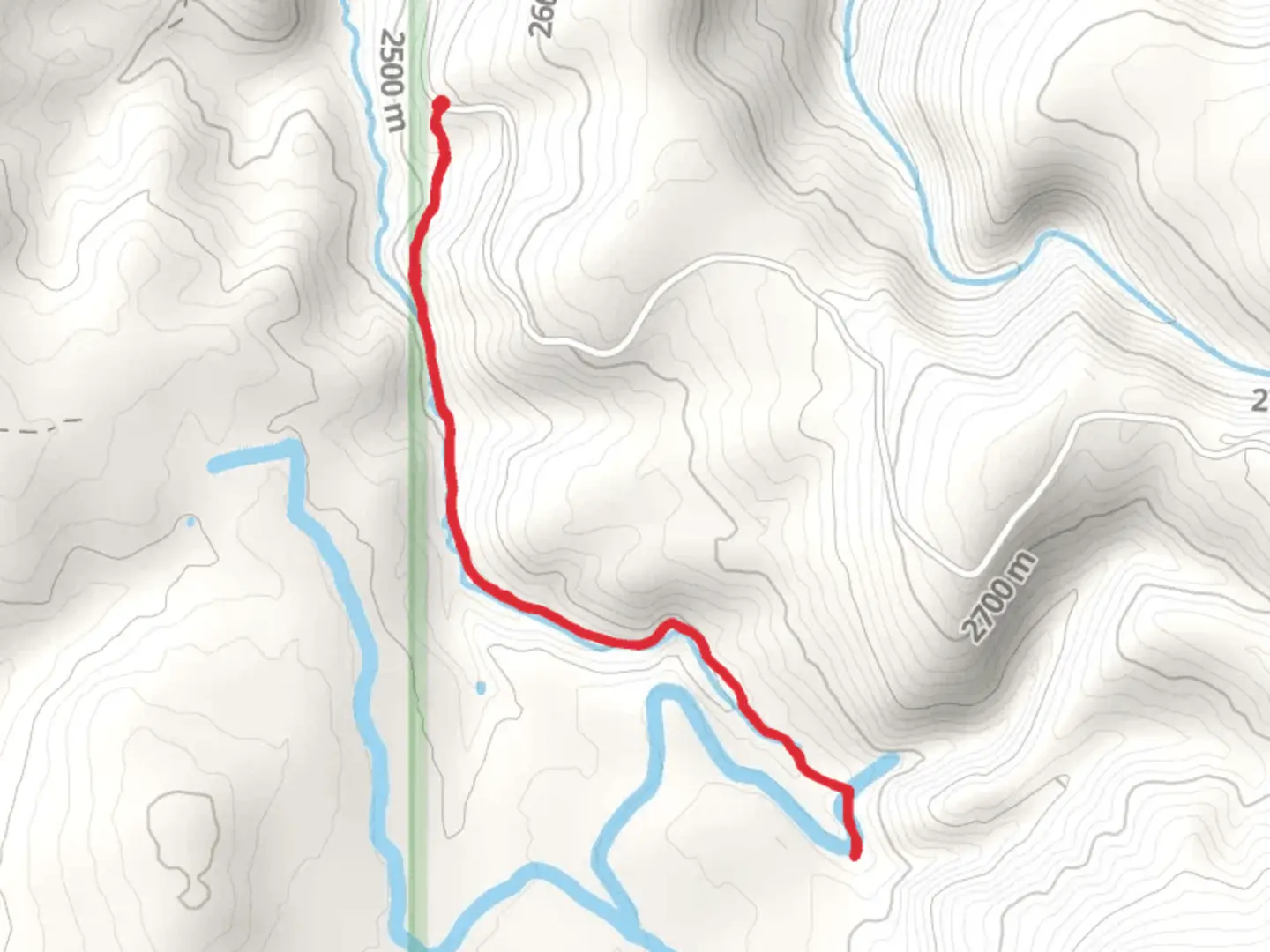 An image depicting the trail Milepost One Trail and its surrounding area.