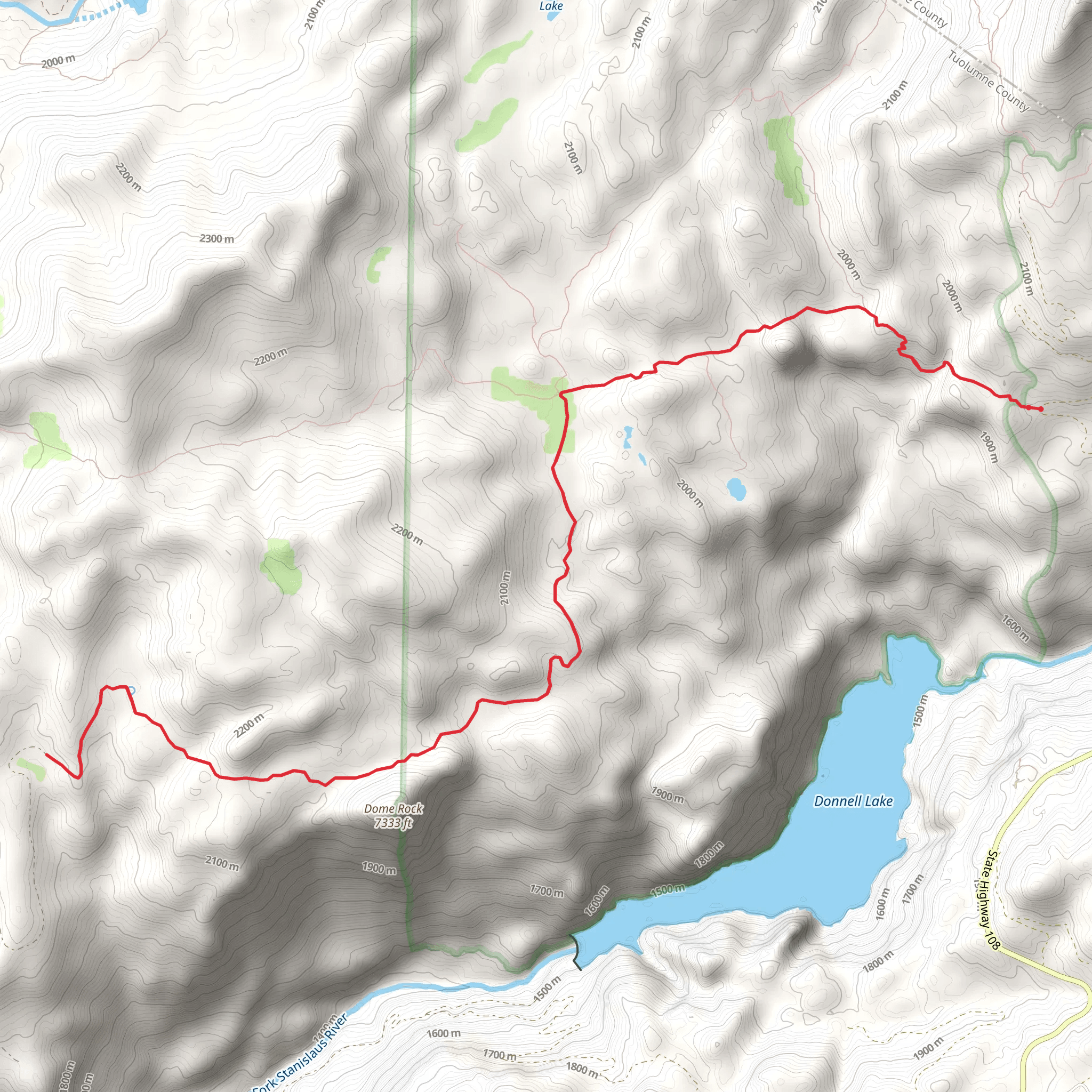 Bummer - Wheats Trail via Sword Lake Trail mobile static map