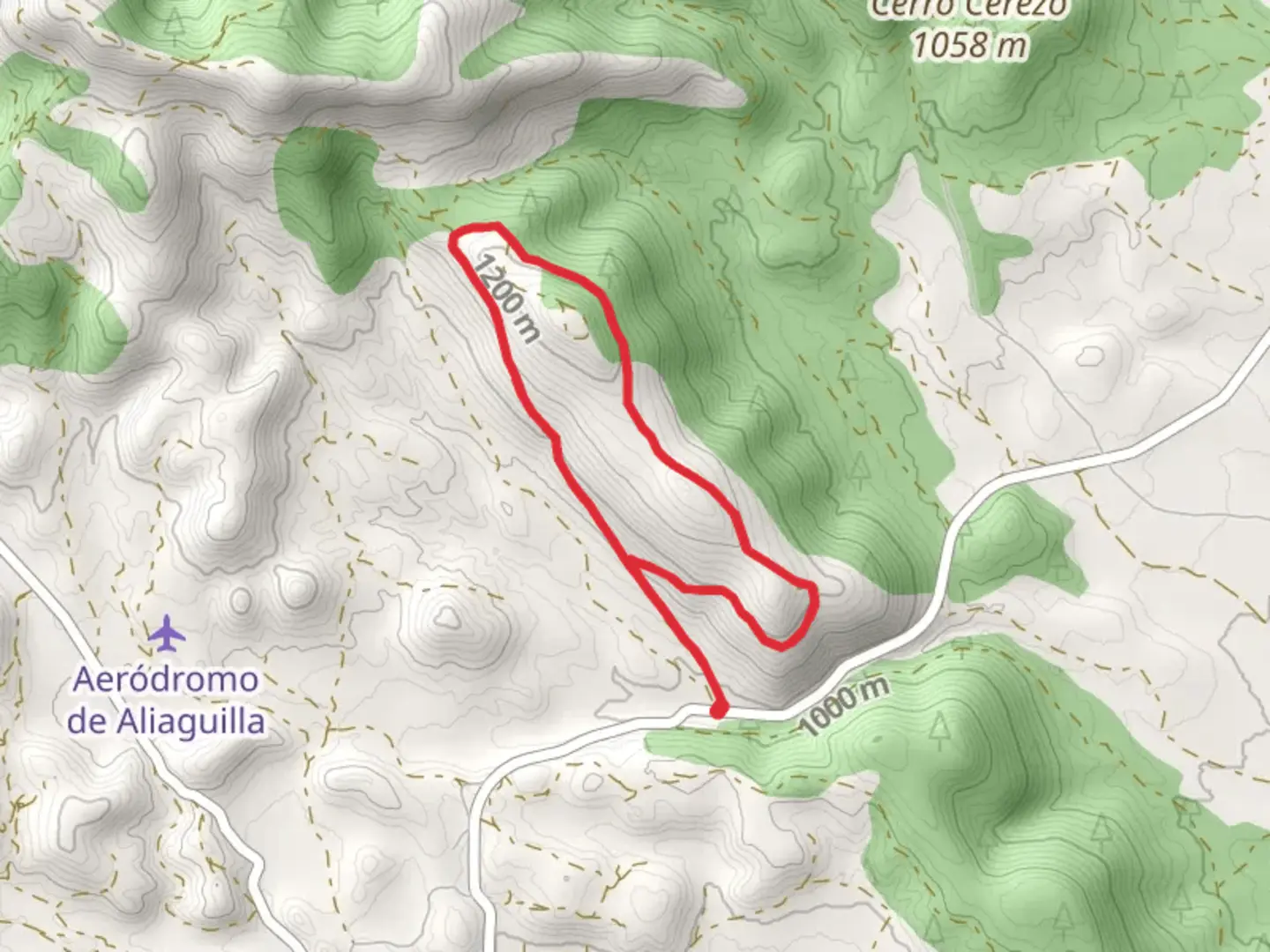 An image depicting the trail Silver Hill Trail PR CU 15 and its surrounding area.