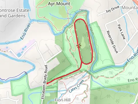 Occoneechee Speedway Loop via Hillsborough Riverwalk