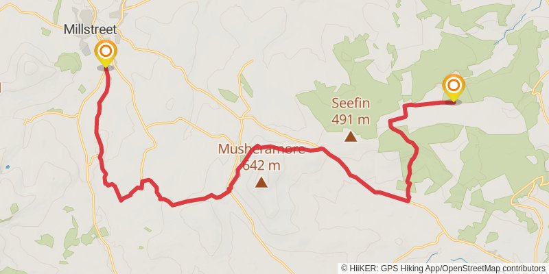 Sandymount to Portmagee stage 25 Map