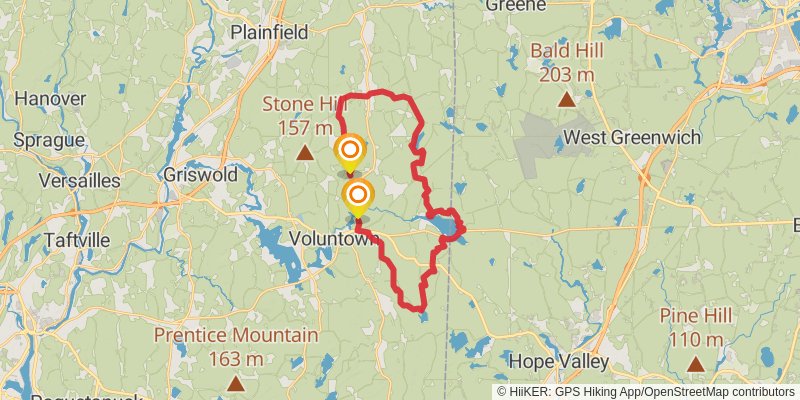 Pachaug Trail Loop stage 2 Map
