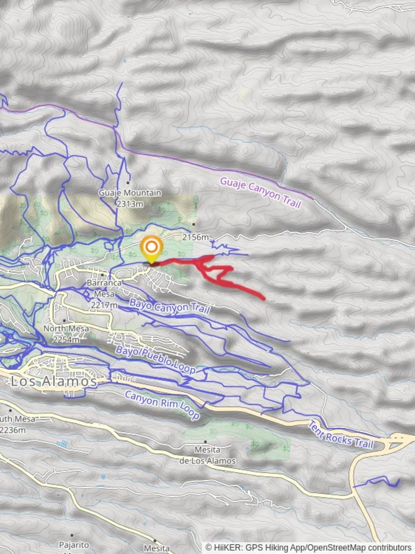 An image depicting the trail Deer Trap Mesa Loop Trail and its surrounding area.