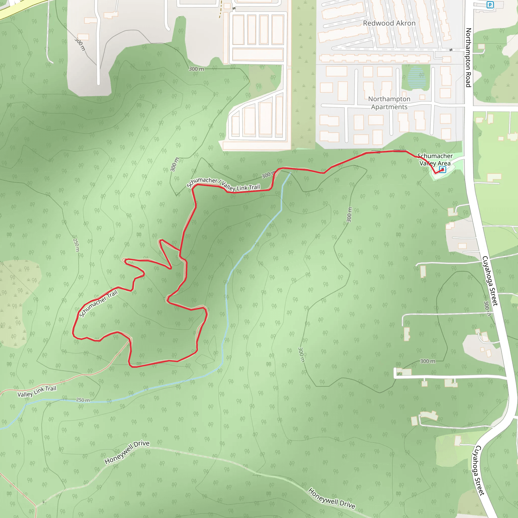Schumacher - Valley Link Trail mobile static map