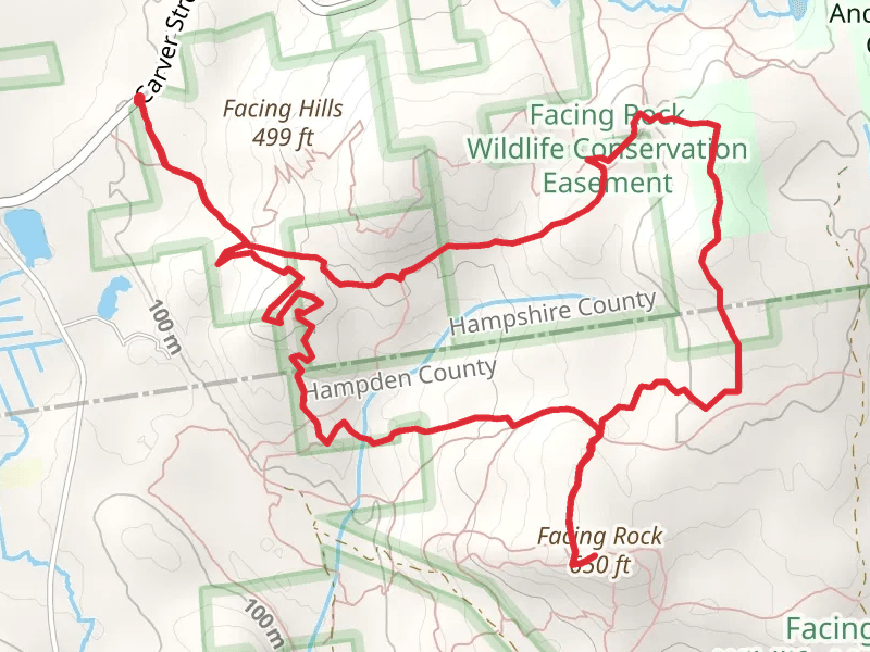 Harris Brook and Facing Hills Loop