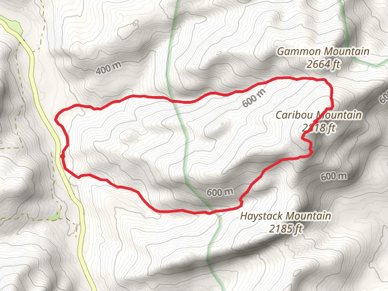 Caribou Trail via Mud Brook Trail