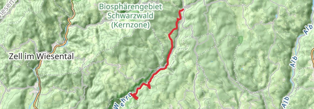 Schluchtensteig stage 6 Map