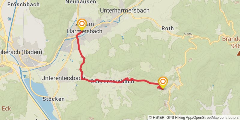 Kinzigtäler Jakobusweg alt 4 Map