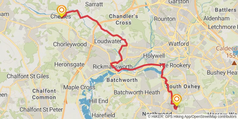 Gerald Colton Way stage 4 Map